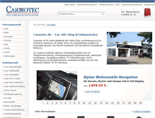Tablet Screenshot of carmotec.de